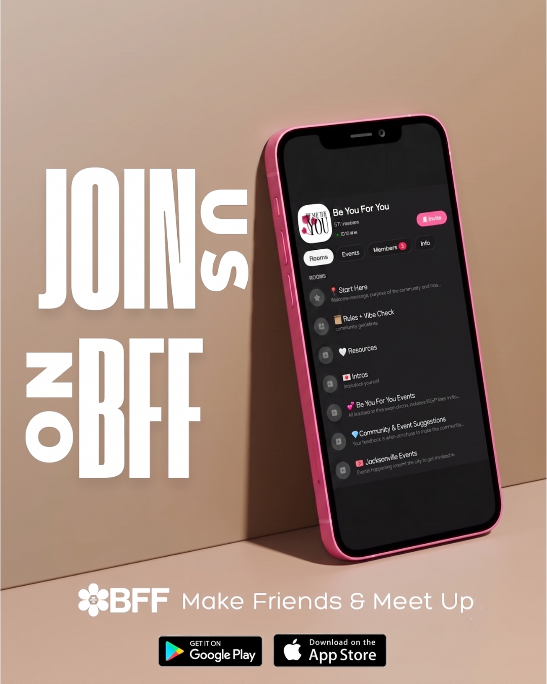 Join the BFF community app